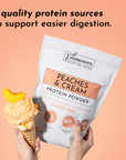 Peaches and Cream Protein Powder