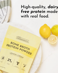 Lemon Cream Bone Broth Protein Powder