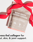 Chocolate Peppermint Bone Broth Protein Powder