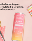 Energy + Brain Boost Raspberry Rush - 8 Pack