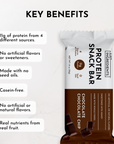 Chocolate Chocolate Chip Protein Snack Bars (Box of 12)