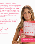 Strawberry Colada Pre‑Workout by Lindsay Arnold