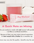 Strawberry Colada Pre‑Workout by Lindsay Arnold