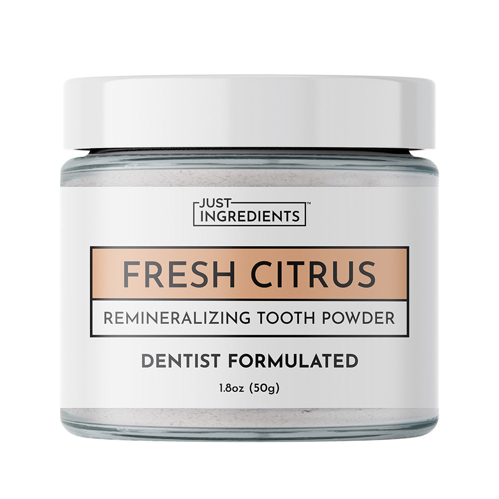 Fresh Citrus Remineralizing Tooth Powder – Just Ingredients