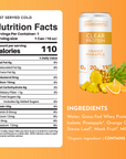 Orange Pineapple Clear Protein (8 pack)