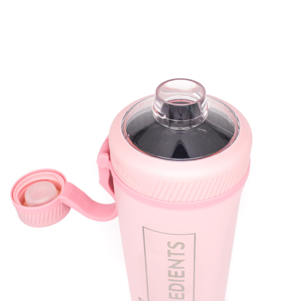 Shaker Bottle in Light Pink(Lid & Cup),Printed Scale Marks of 12 OZ & 400  ML,3 PCS 1.77 Non-Metal B…See more Shaker Bottle in Light Pink(Lid 