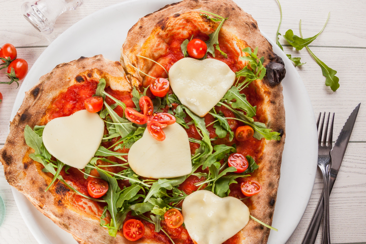 Valentine’s Day Heart Shaped Pizza Recipe