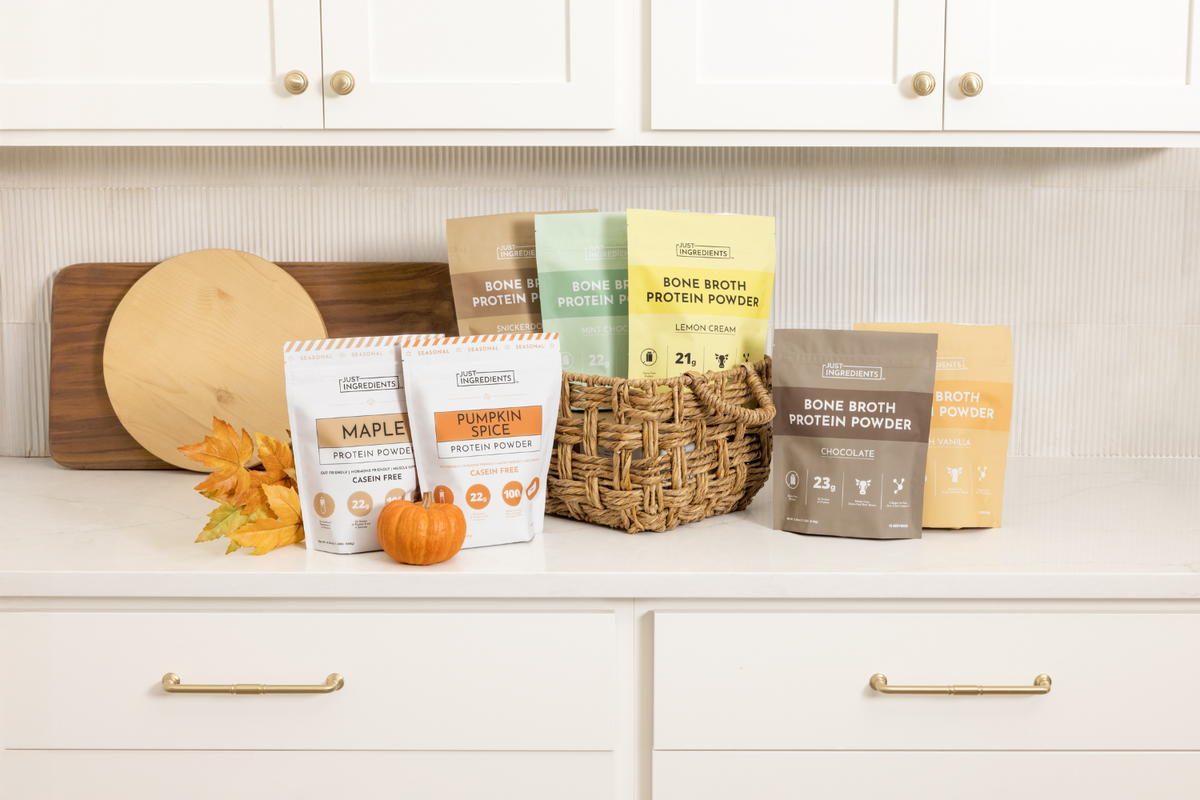 Feel Good Fall Seasonal Protein Powders and NEW Bone Broth Protein