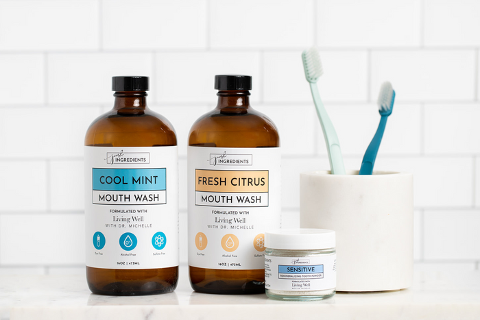 fluoride-free mint mouth wash