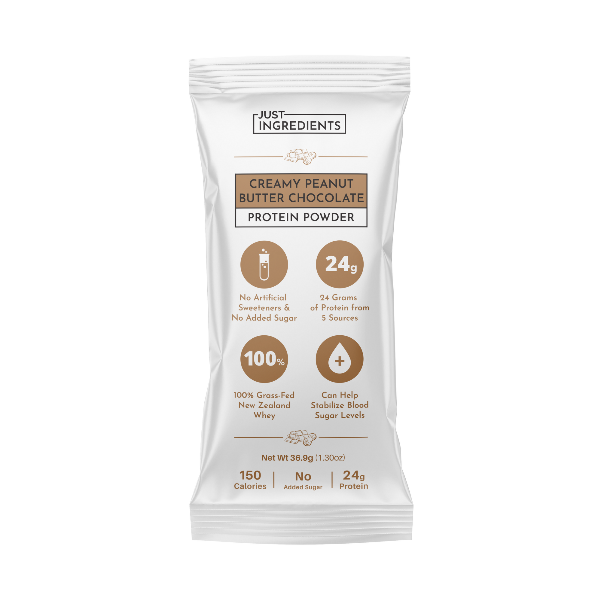 Creamy Peanut Butter Chocolate Protein Powder Stick