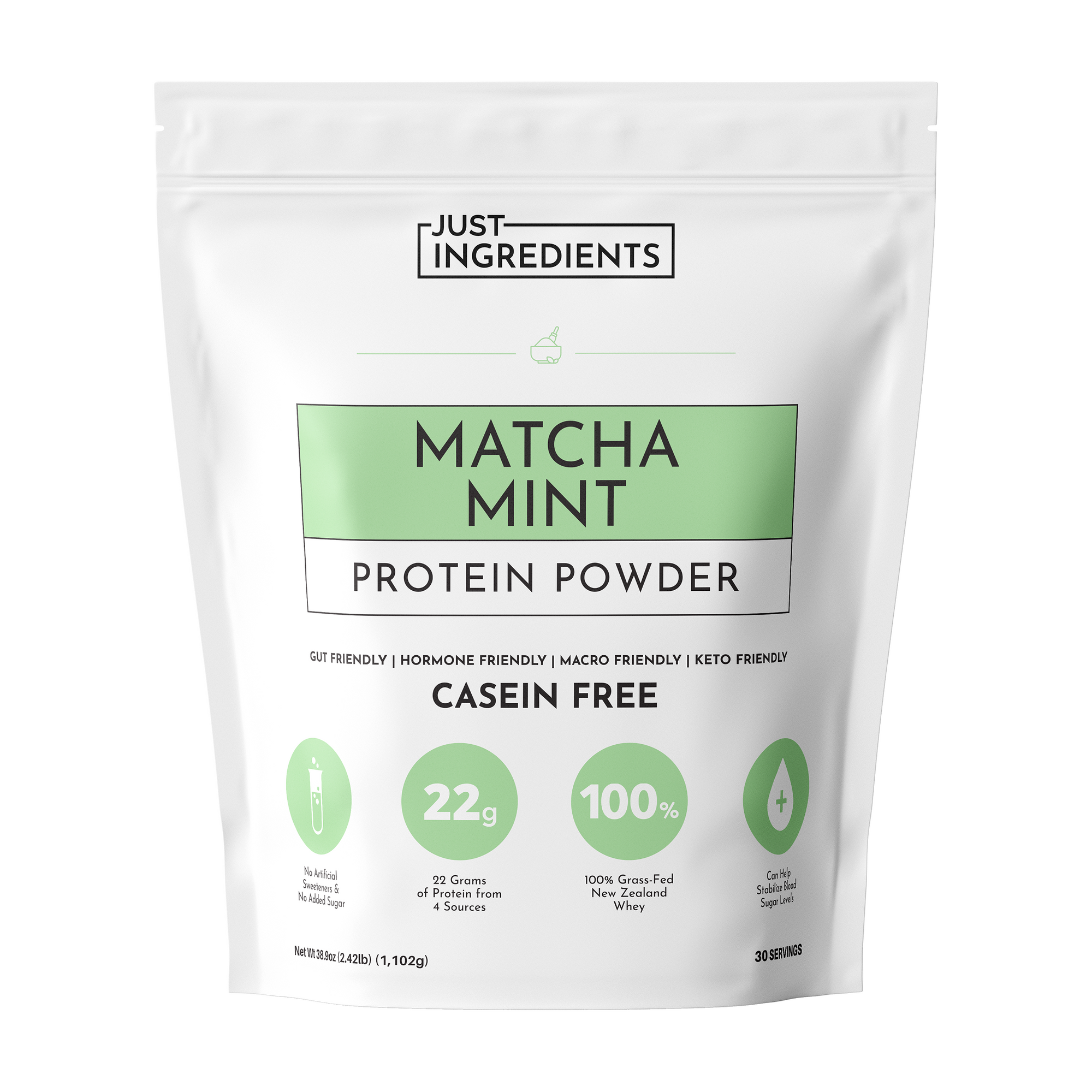 Matcha Mint Protein Powder