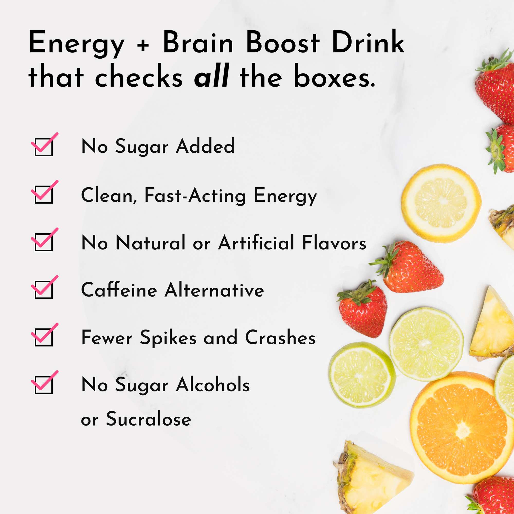 Energy + Brain Boost Raspberry Rush - 8 Pack