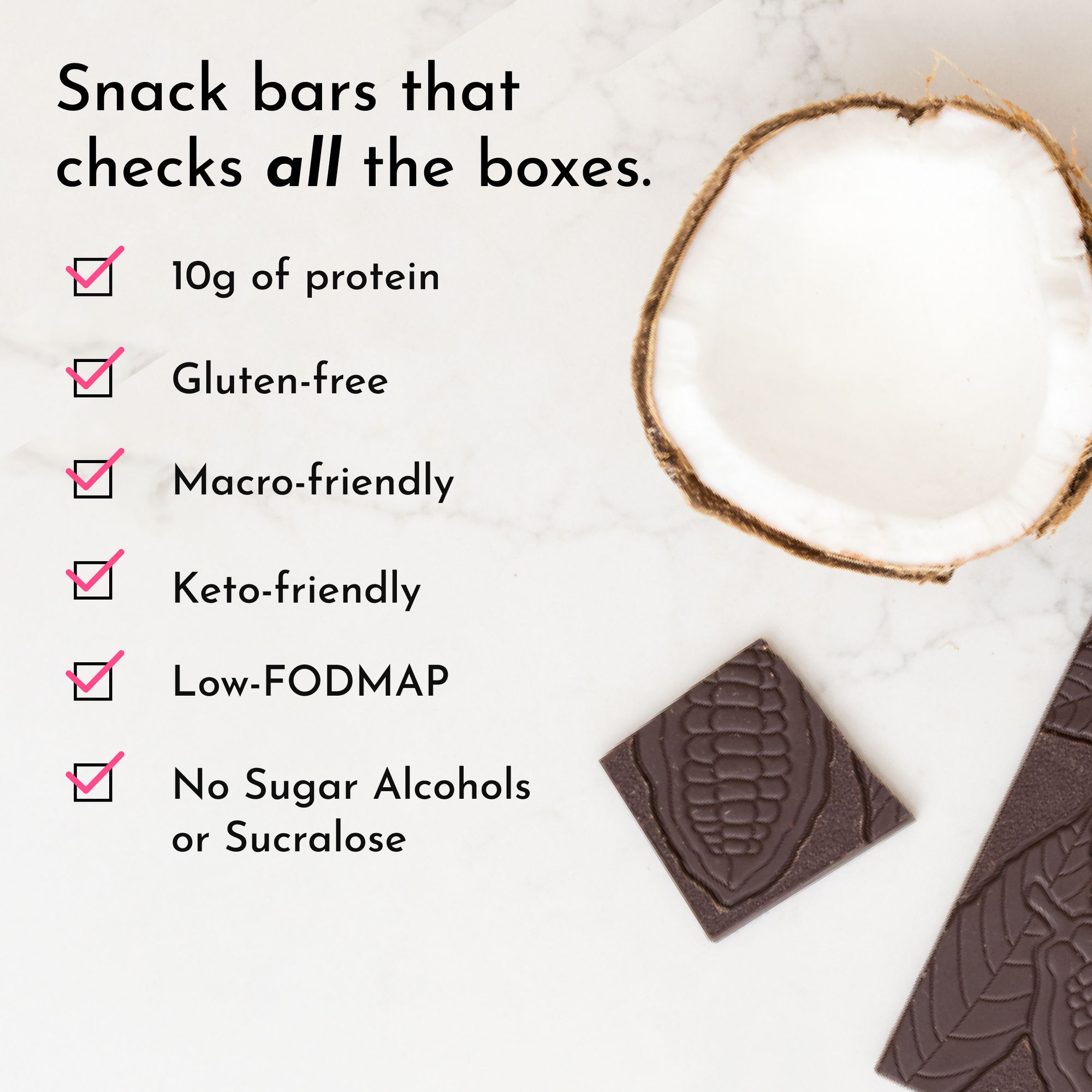 Protein Snack Bar - Coconut Chocolate Chip (12-pack)