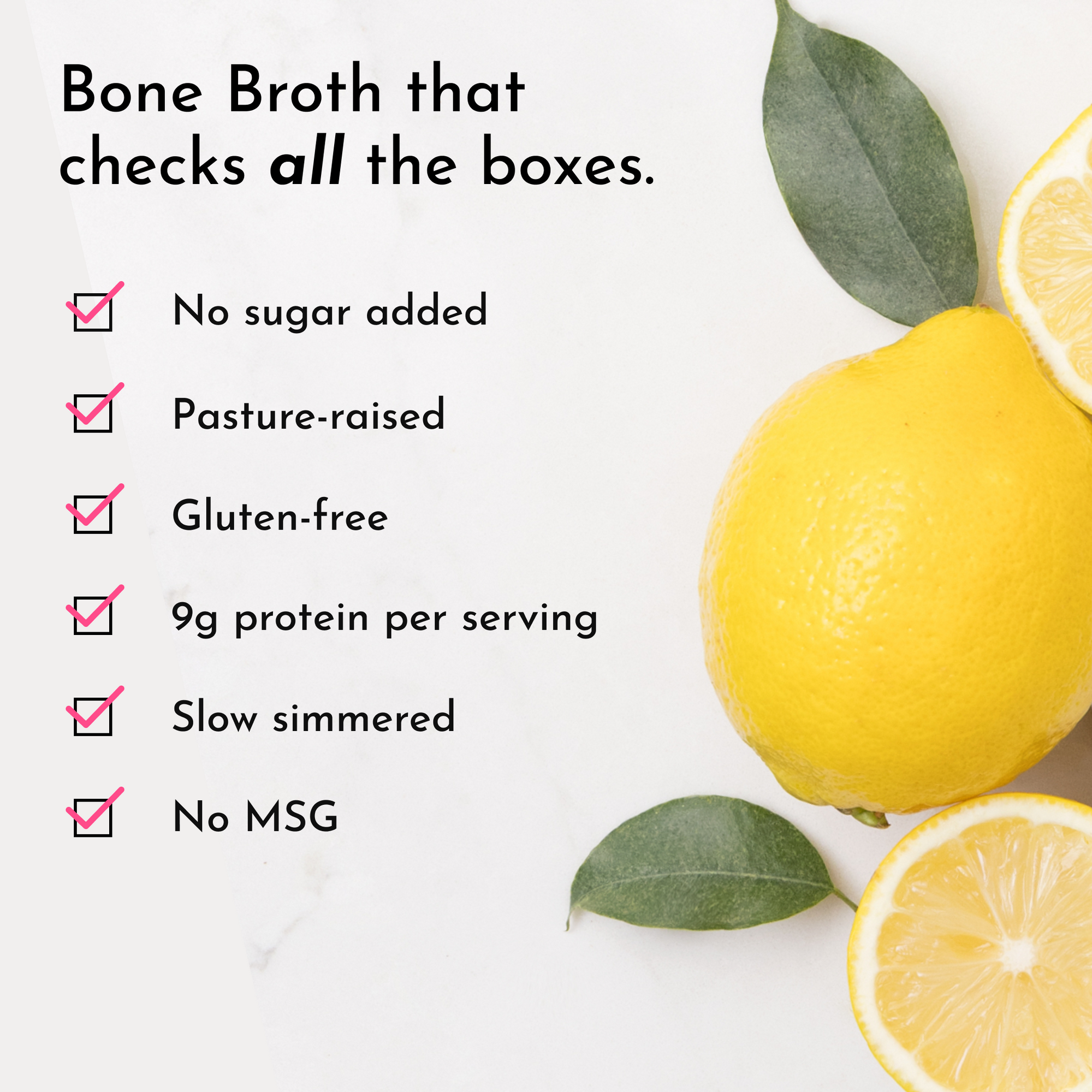 Lemon Herb Bone Broth