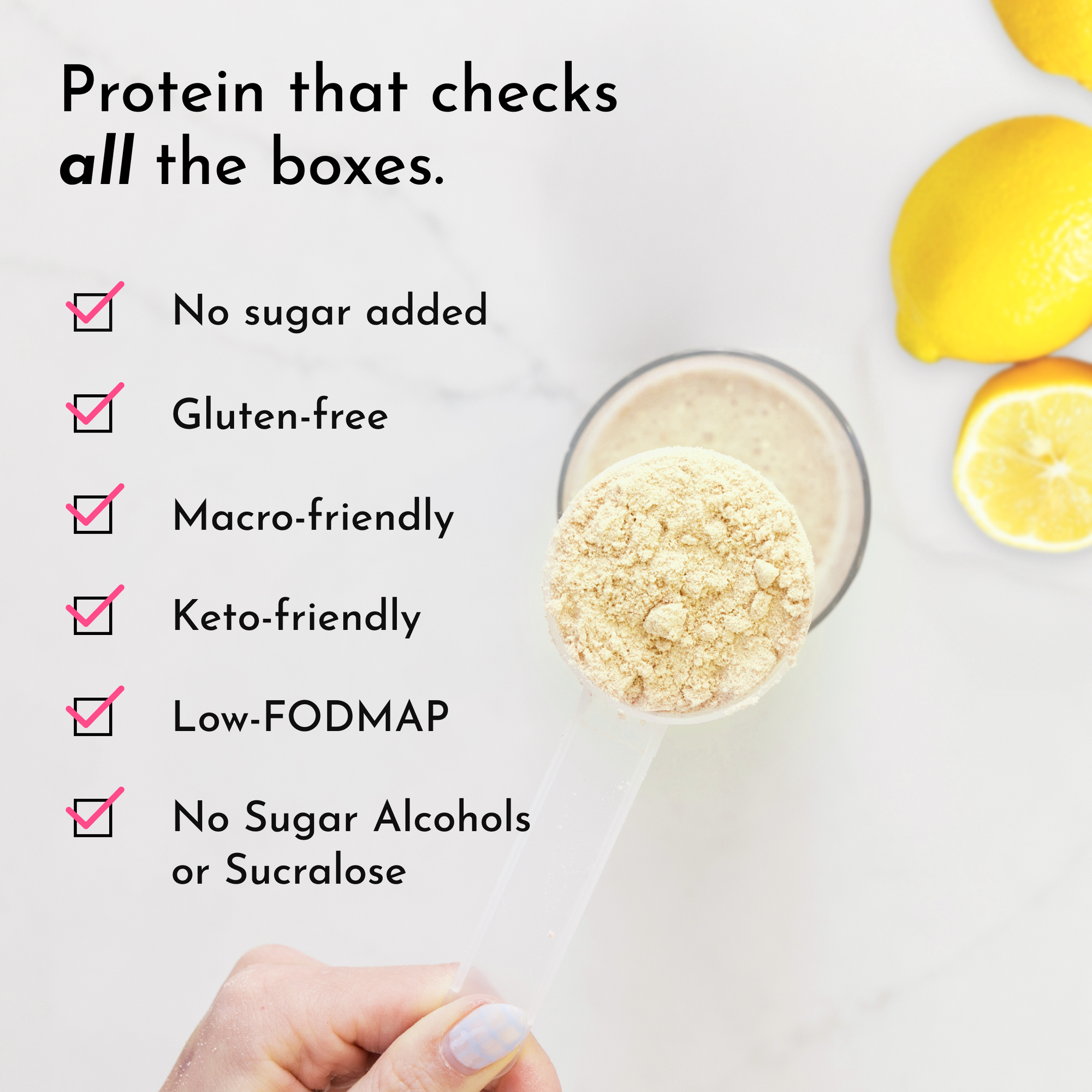 Lemon Swish Protein Powder Stick