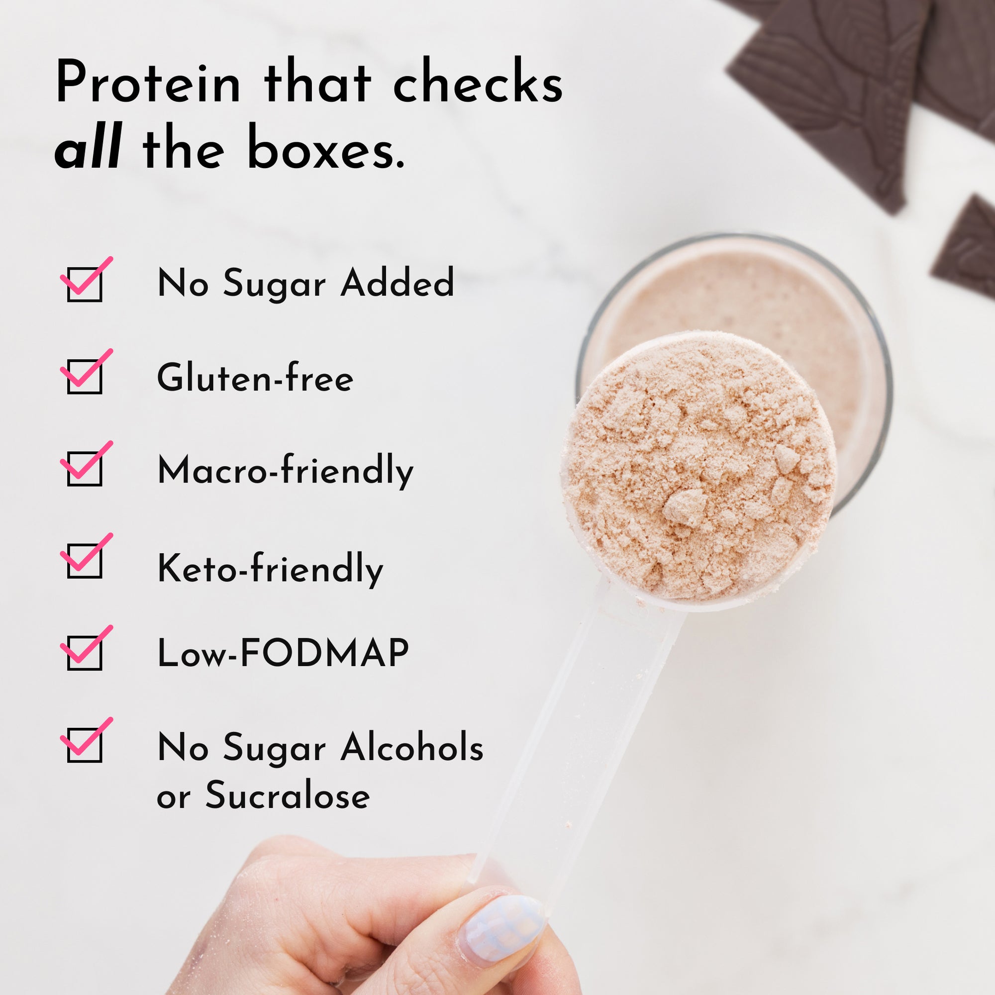 Coconut Chocolate Protein Powder Stick