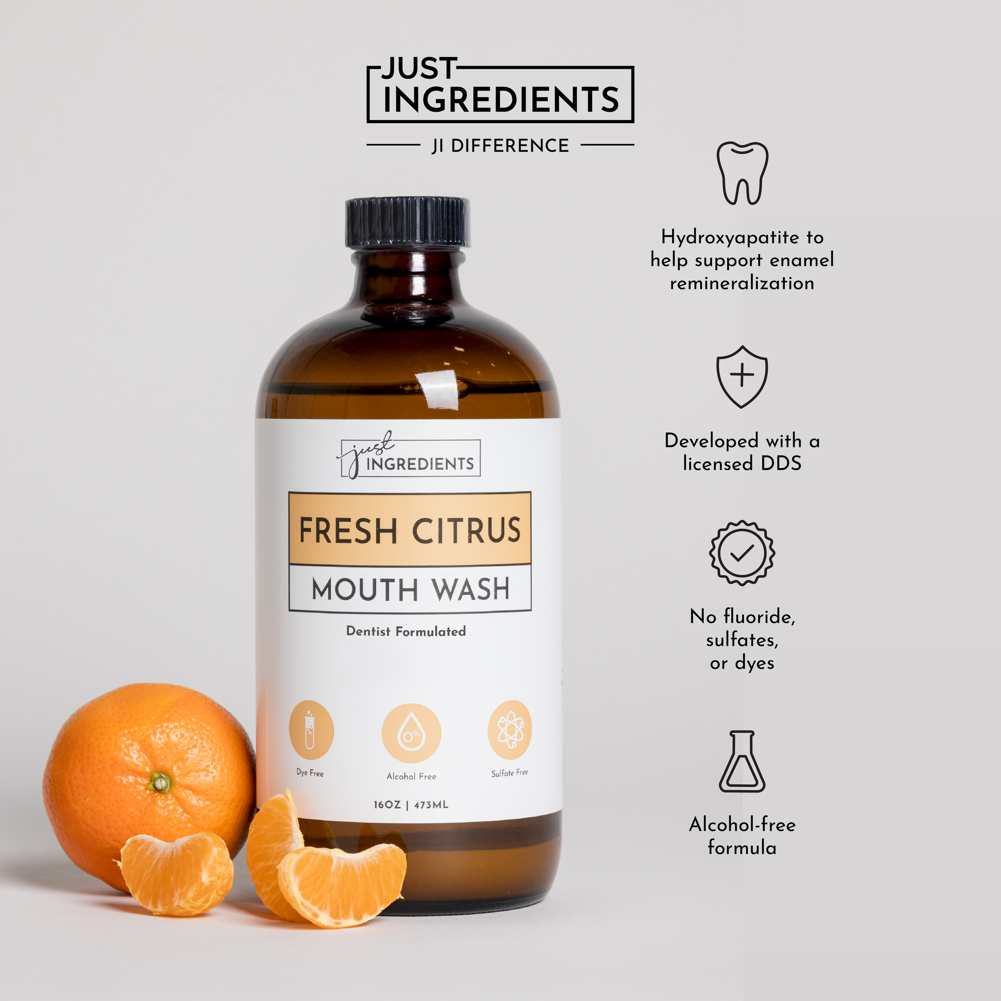 Remineralizing Mouth Wash (Fresh Citrus)