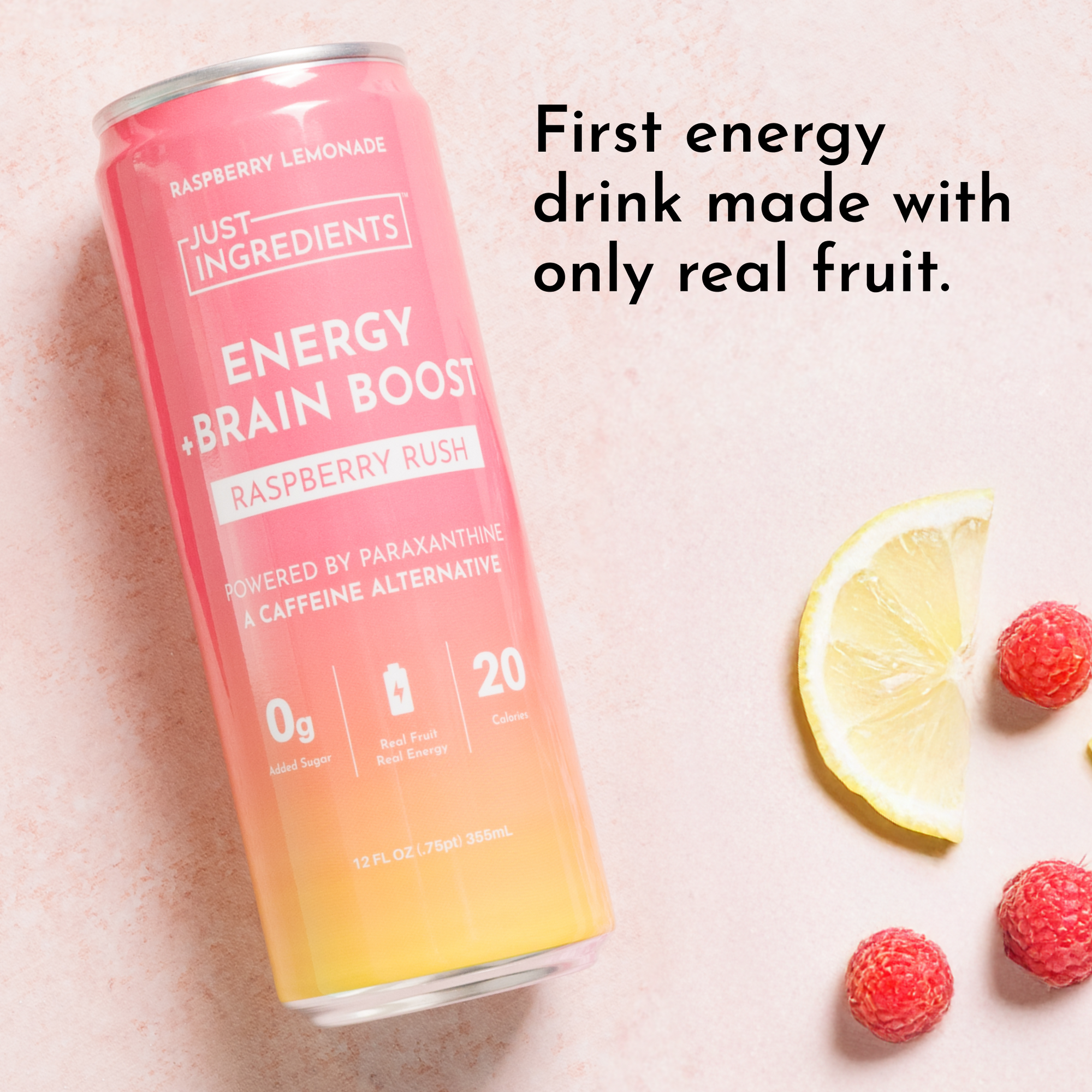 Energy + Brain Boost Raspberry Rush - 8 Pack