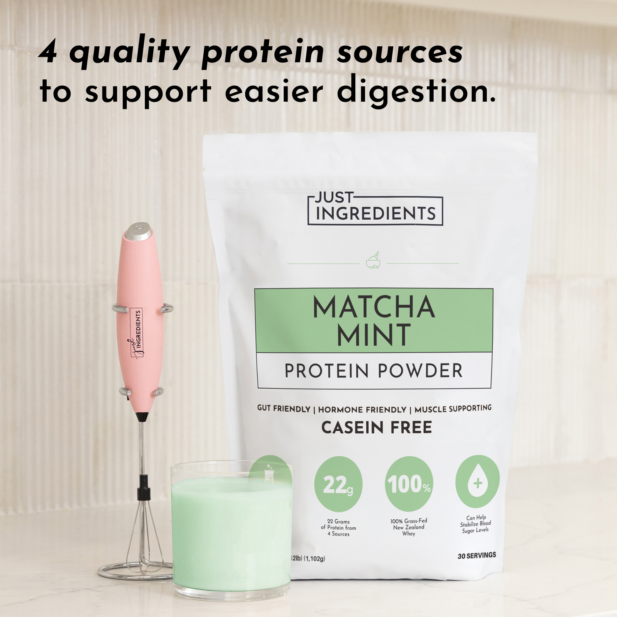 Matcha Mint Protein Powder
