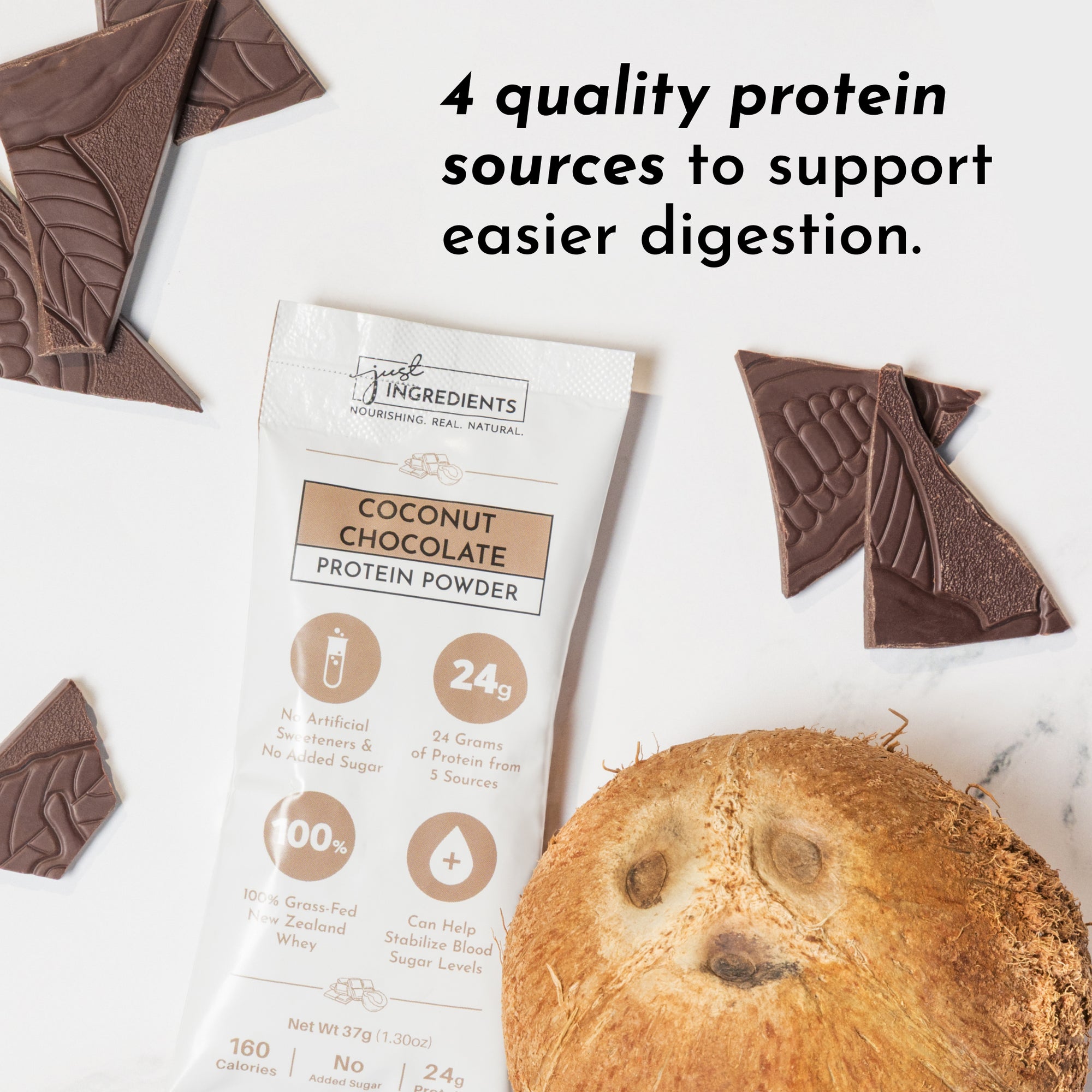 Coconut Chocolate Protein Powder Stick