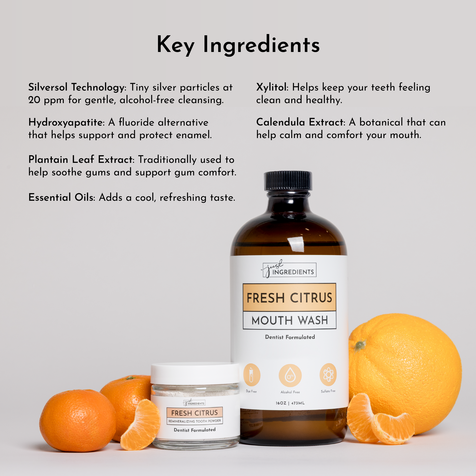 Remineralizing Mouth Wash (Fresh Citrus)