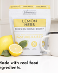 Lemon Herb Bone Broth