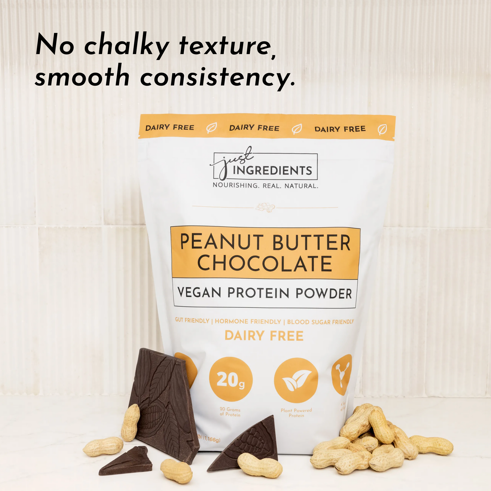 Vegan Peanut Butter Chocolate Protein Powder