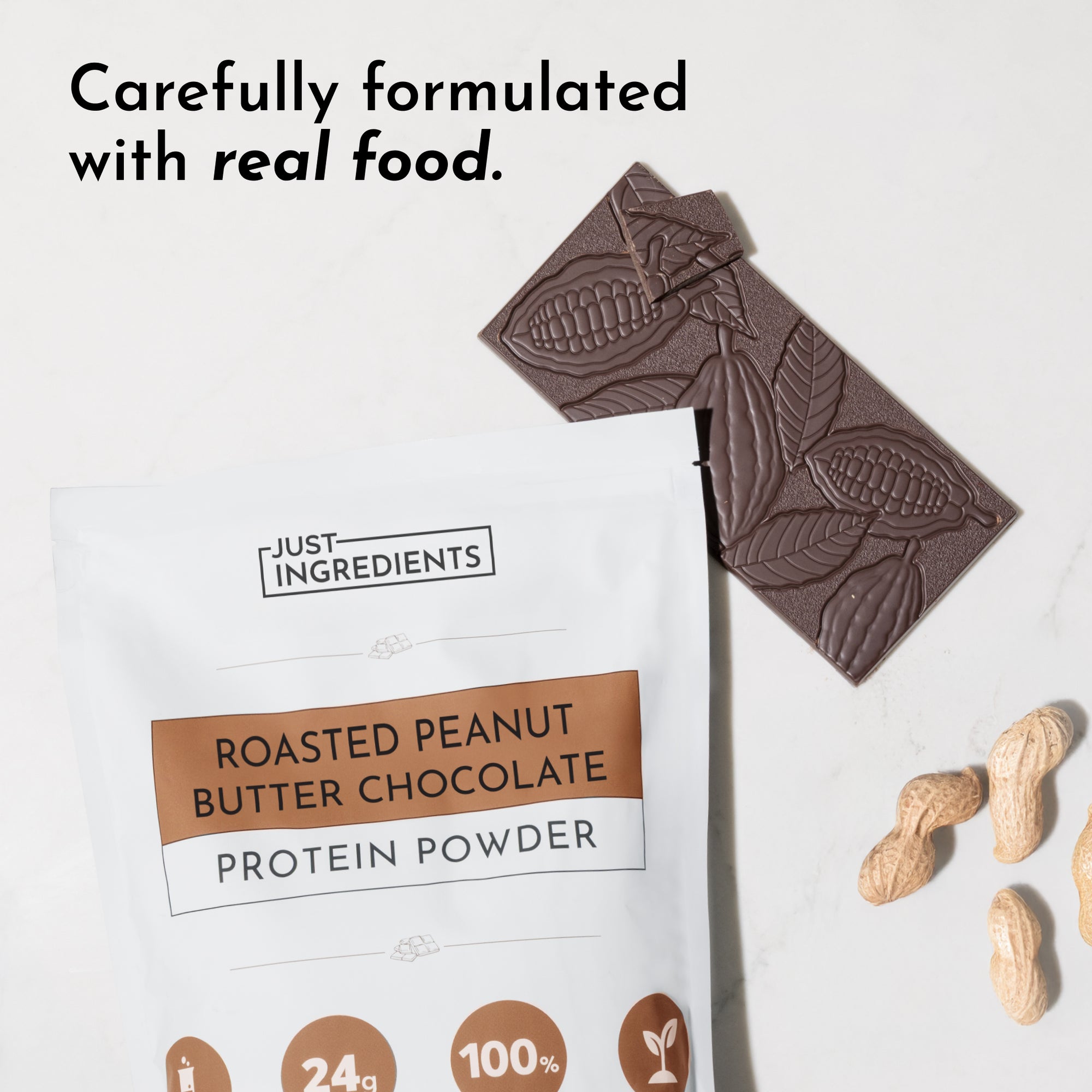 Roasted Peanut Butter Chocolate Protein Powder