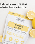 Lemon Herb Bone Broth