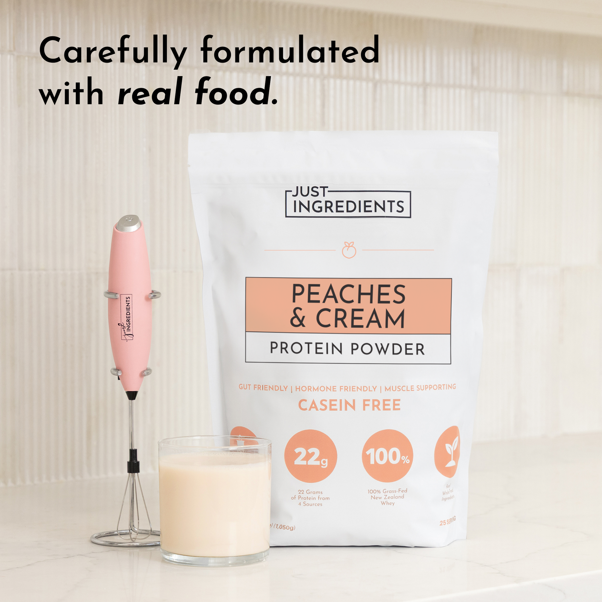 Peaches and Cream Protein Powder
