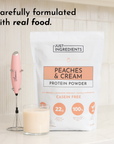 Peaches and Cream Protein Powder