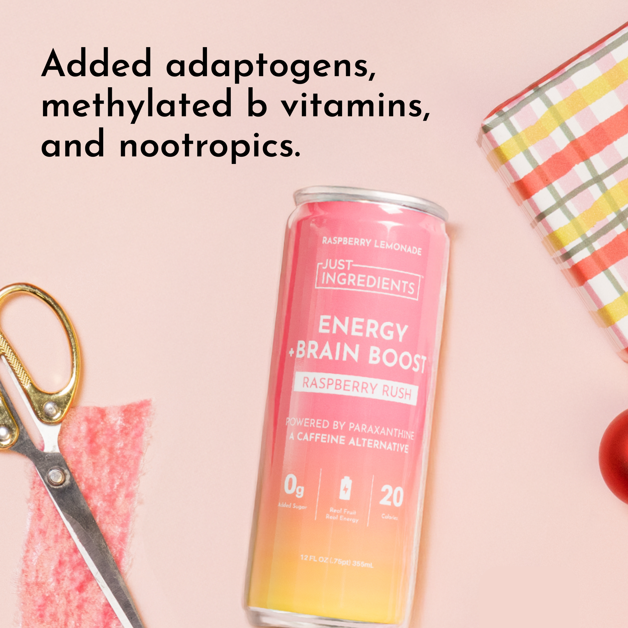 Energy + Brain Boost Raspberry Rush - 8 Pack