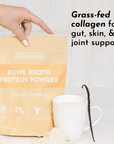 French Vanilla Bone Broth Protein Powder