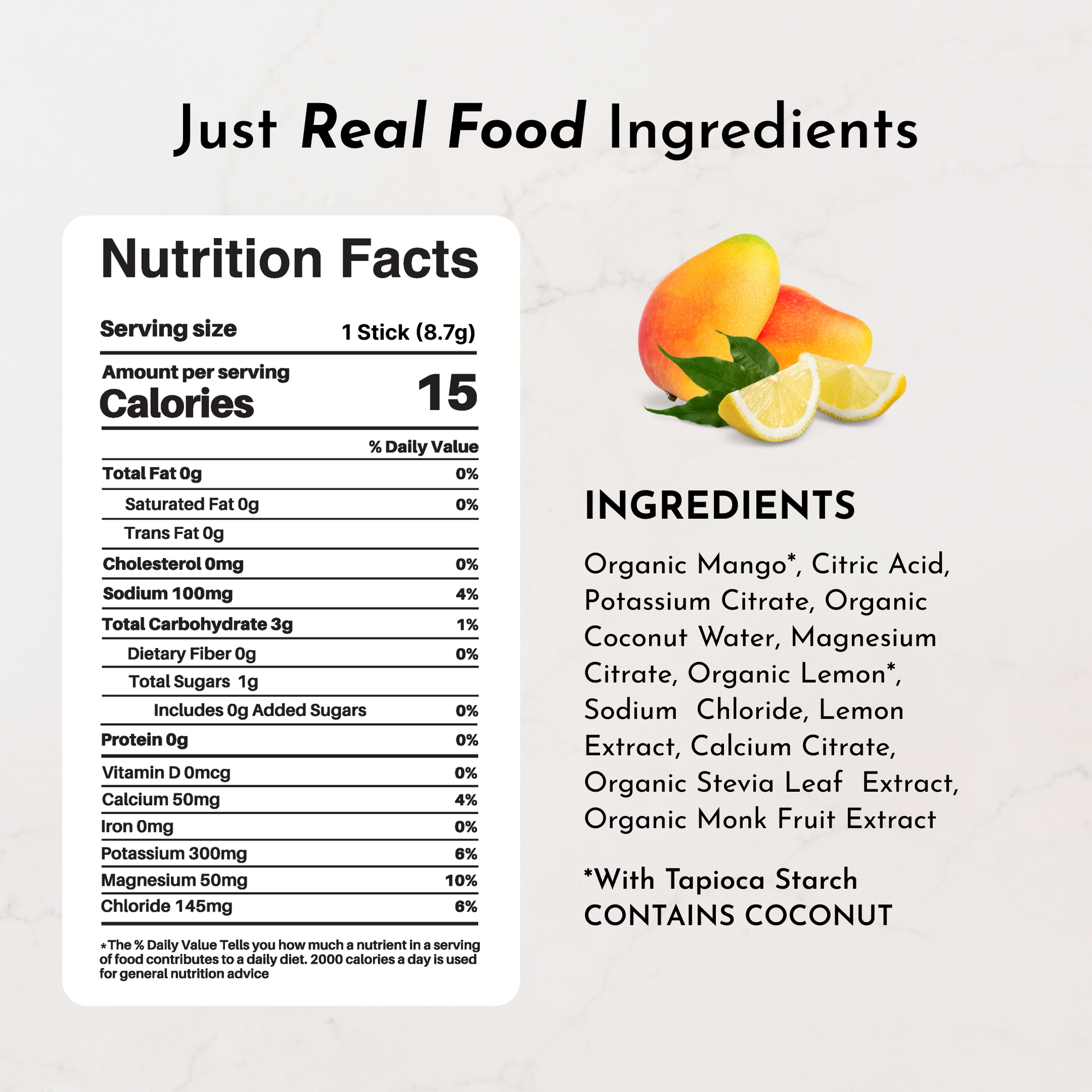 Mango Lemonade Electrolytes Stick