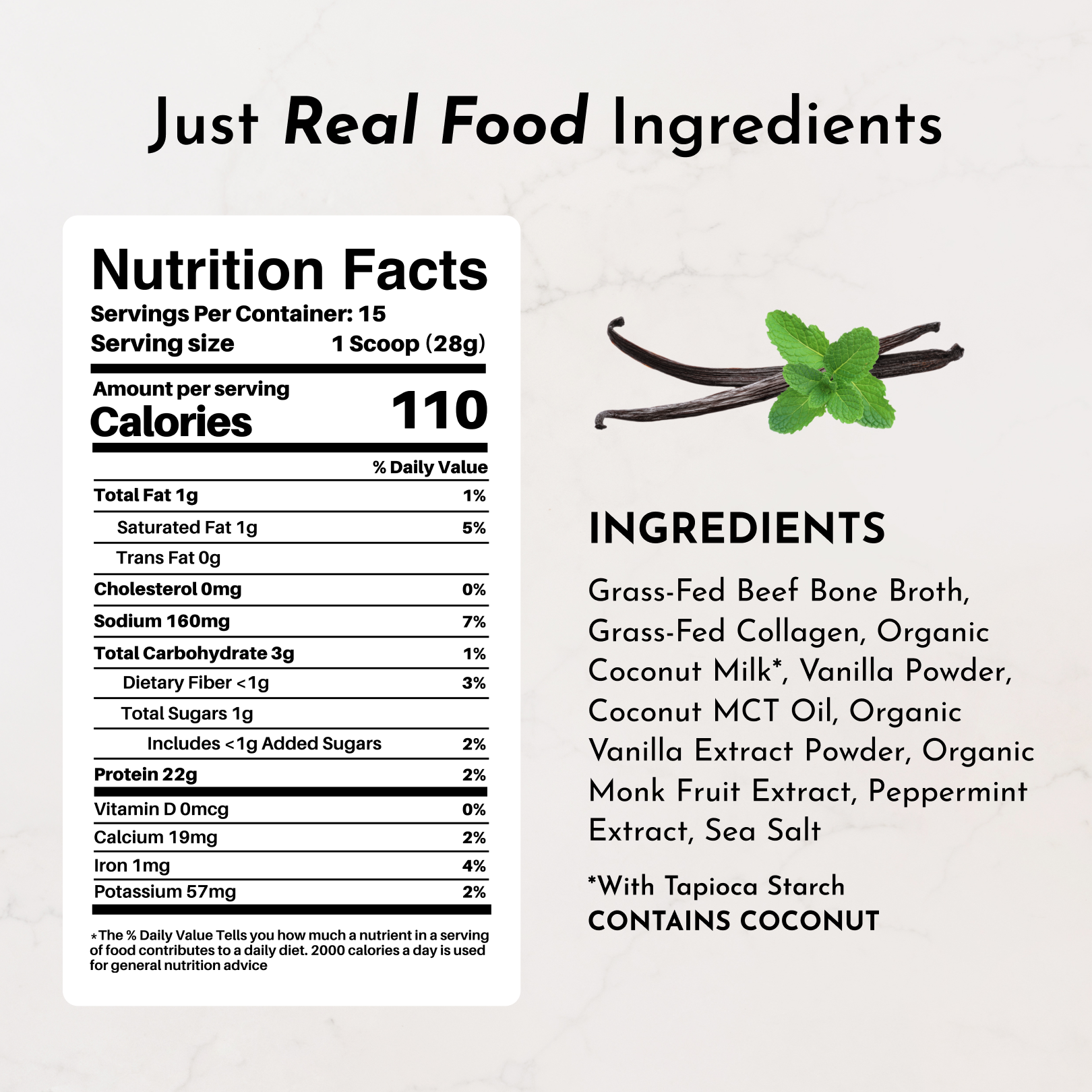 Vanilla Peppermint Bone Broth