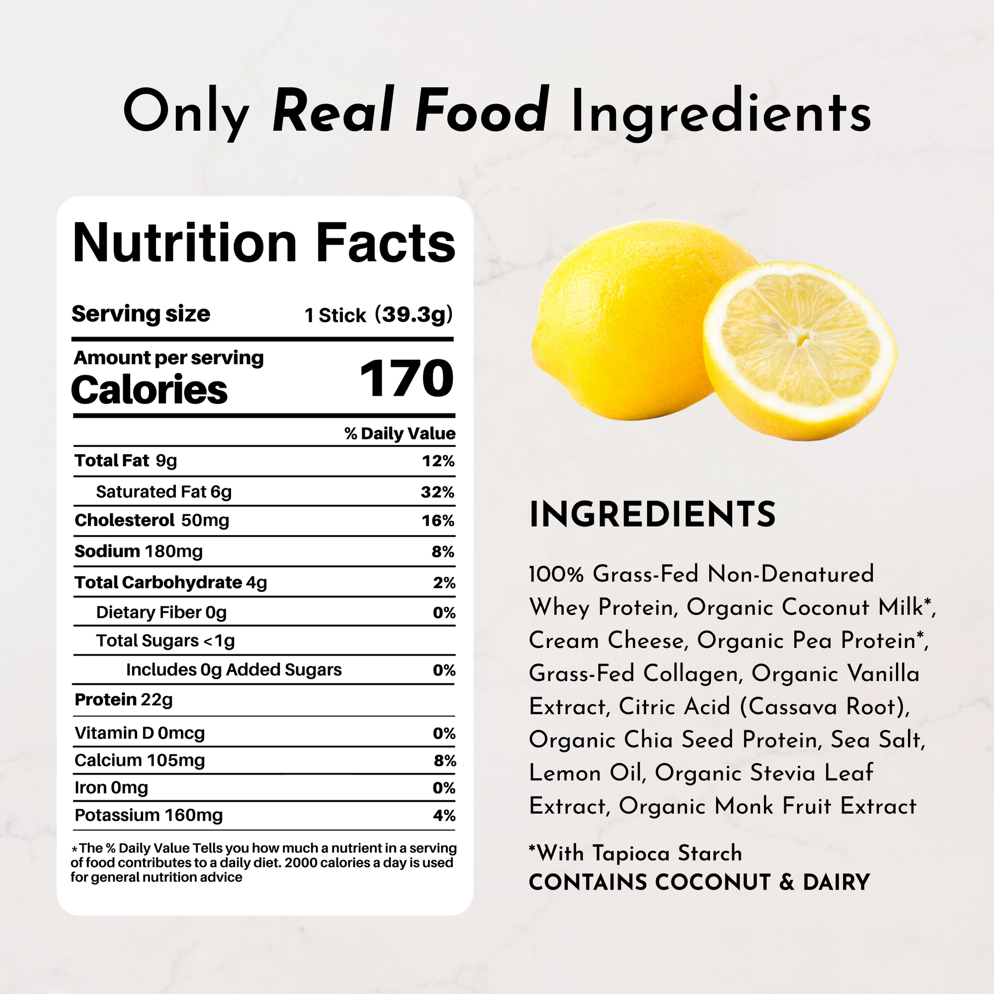 Lemon Swish Protein Powder Stick