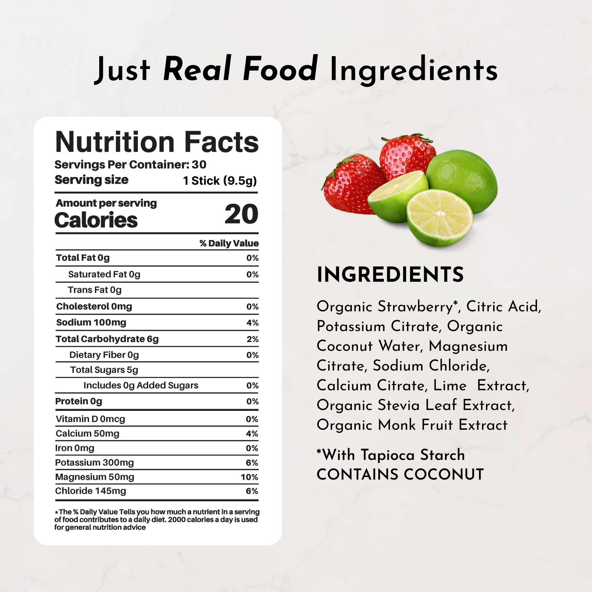 Strawberry Limeade Electrolytes Stick