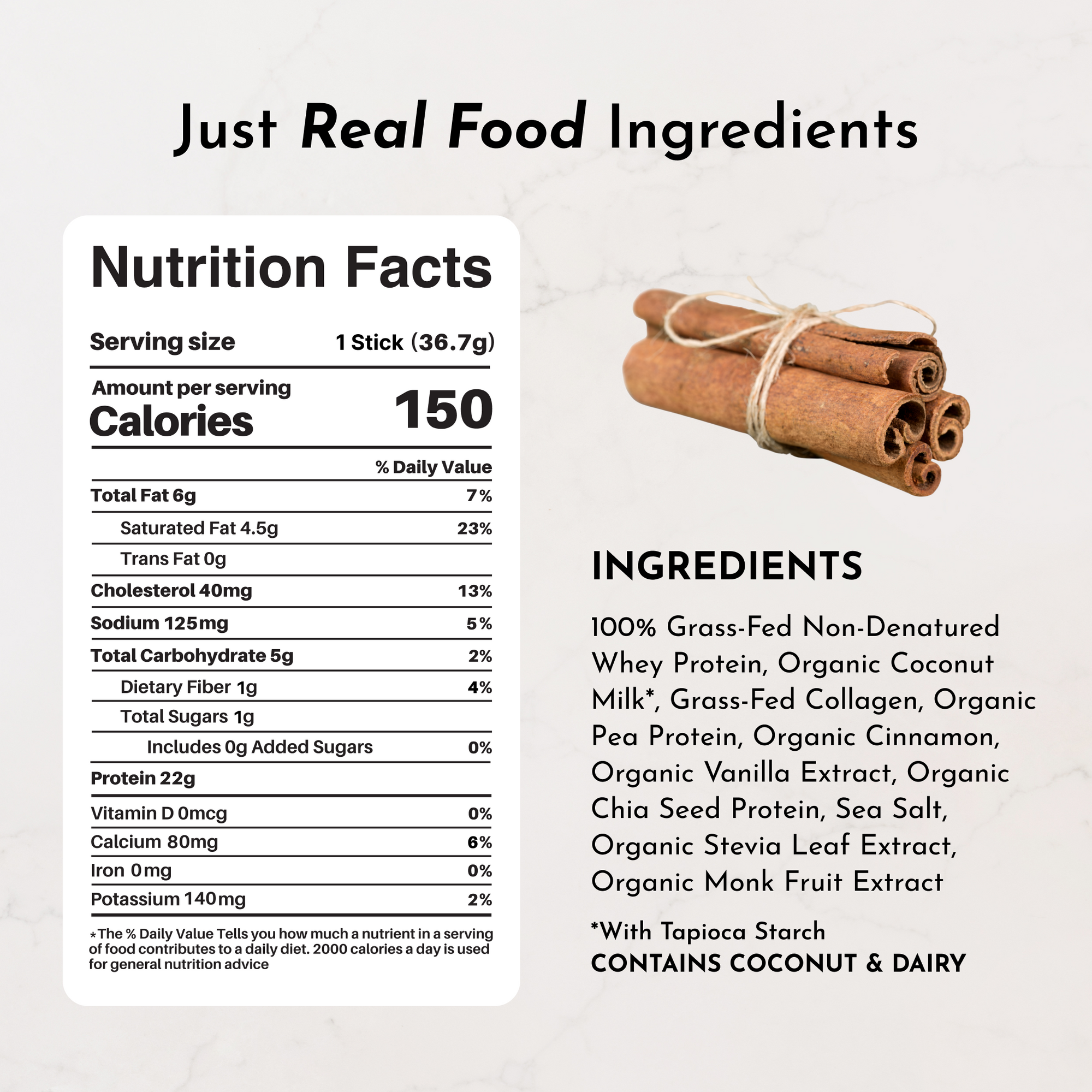 Snickerdoodle Protein Powder Stick