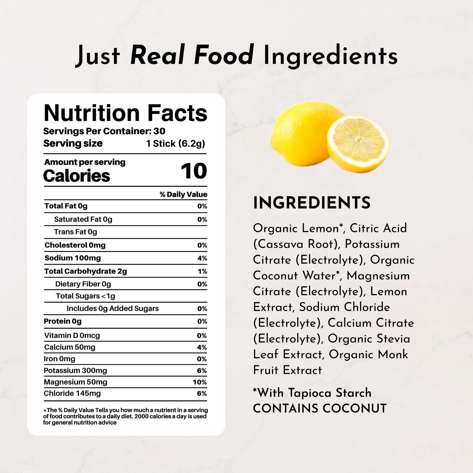 Lemonade Electrolytes Stick