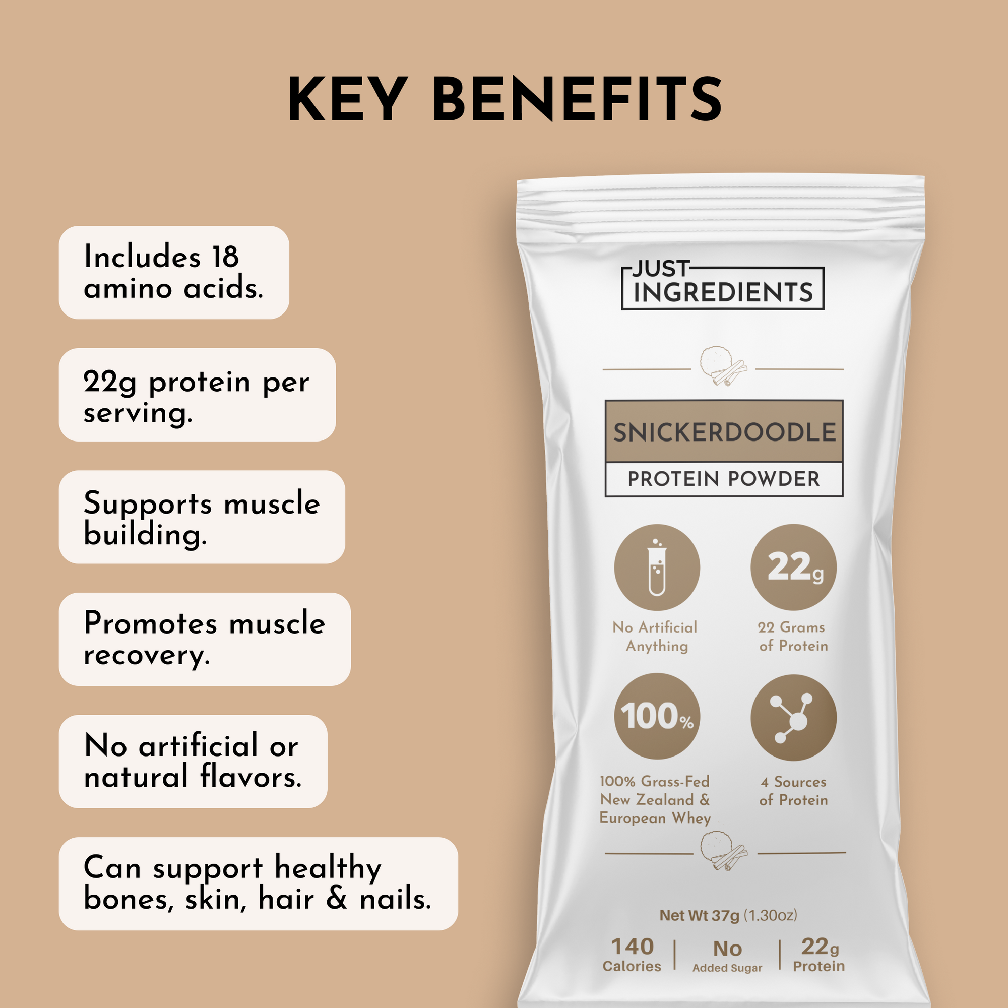 Snickerdoodle Protein Powder Stick