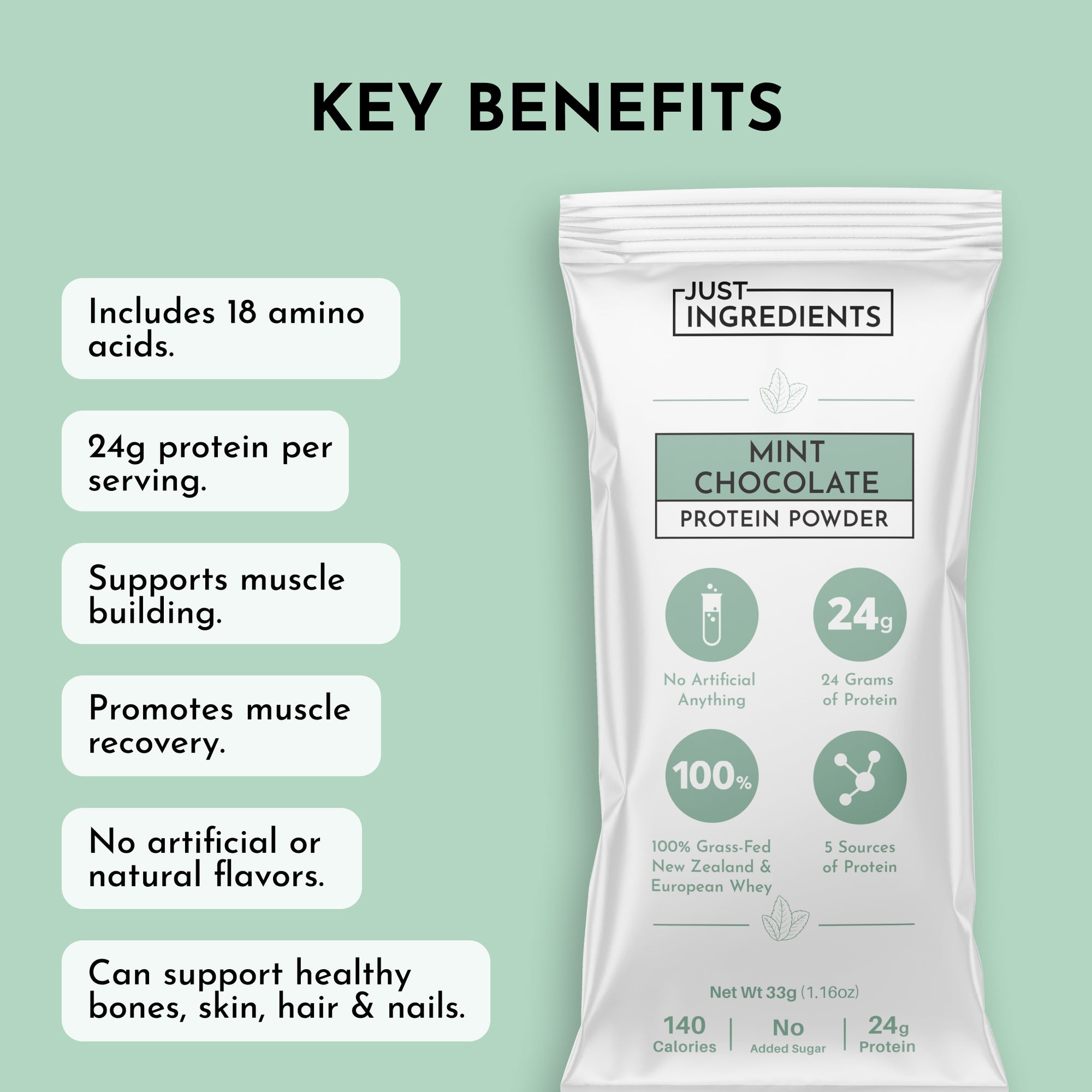 Mint Chocolate Protein Powder Stick