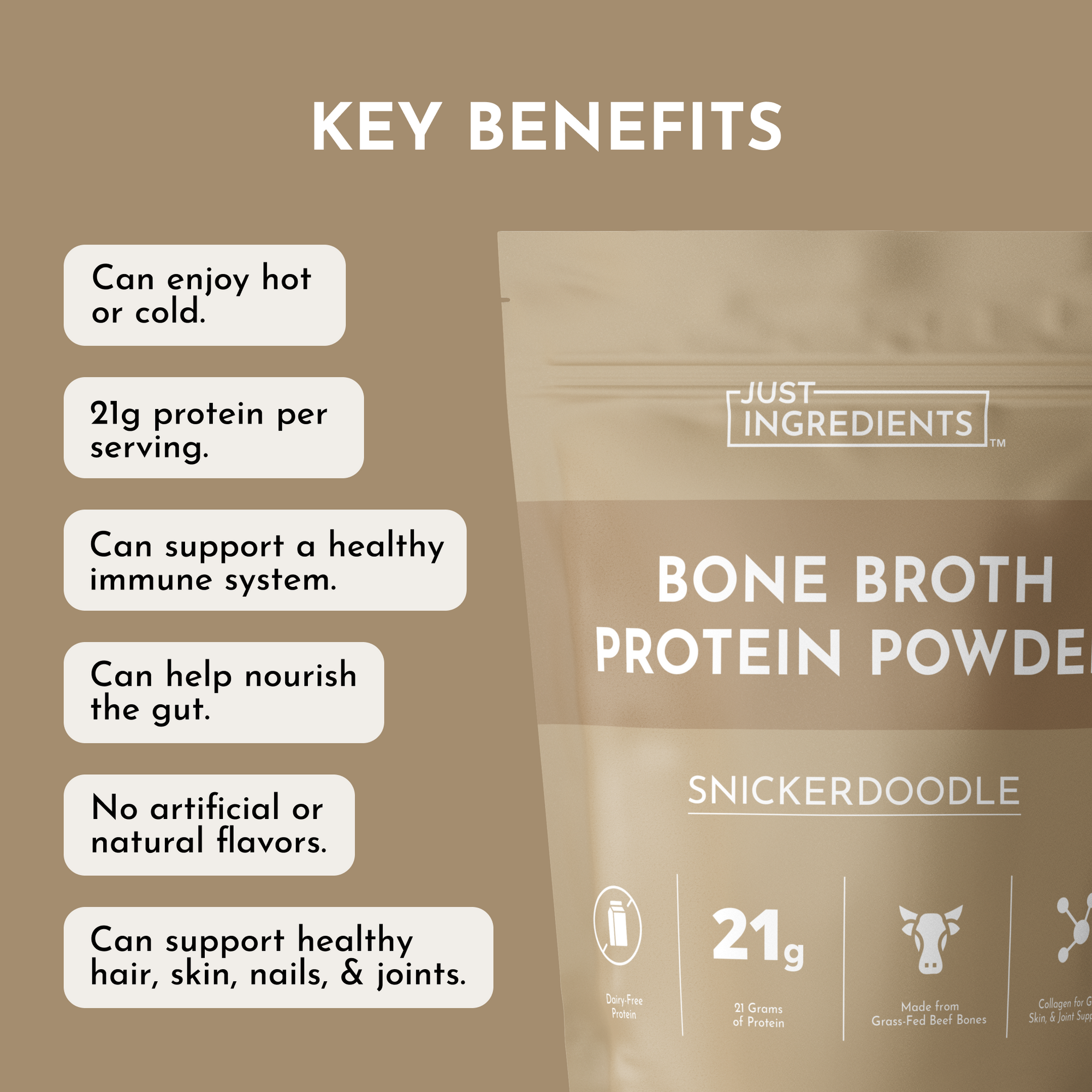 Snickerdoodle Bone Broth Protein Powder