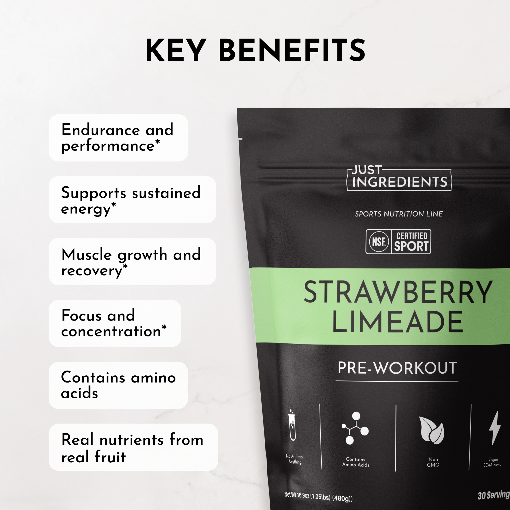 Strawberry Limeade Pre-Workout - NSF