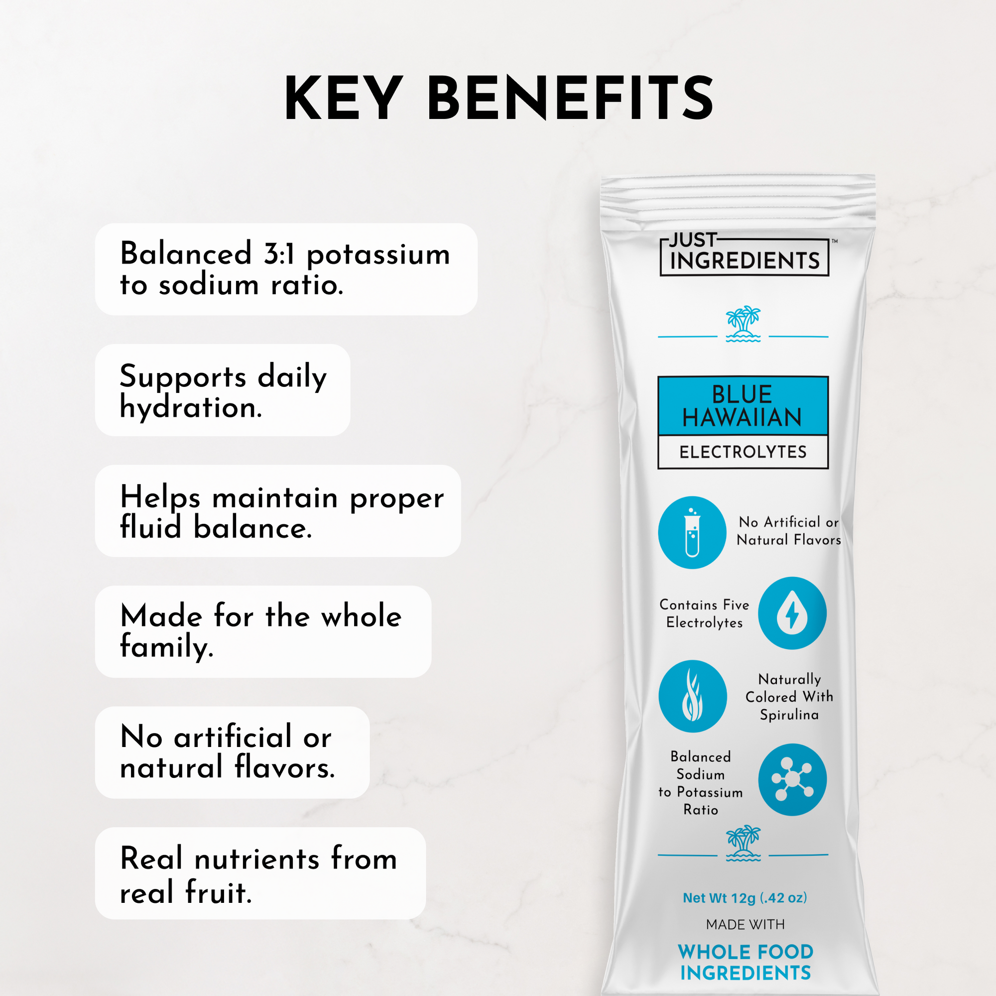 Blue Hawaiian Electrolytes Stick