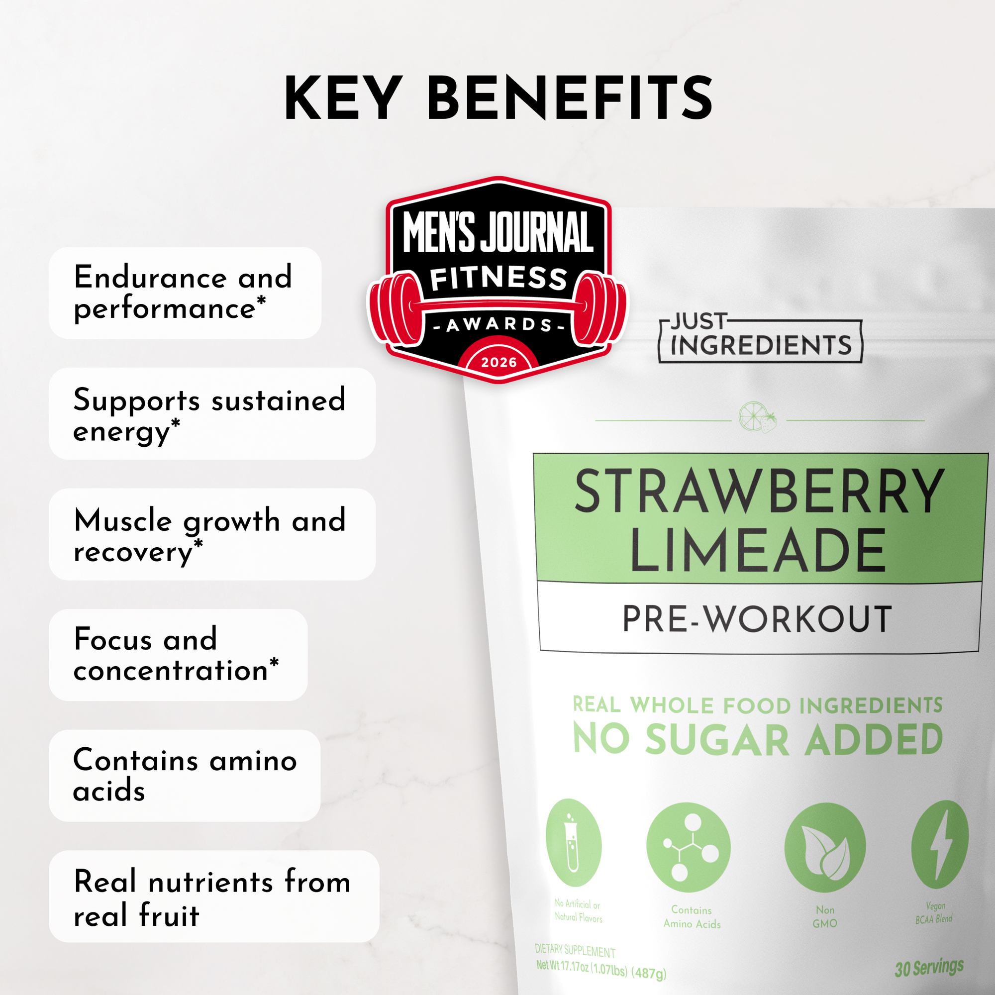 Strawberry Limeade Pre-Workout