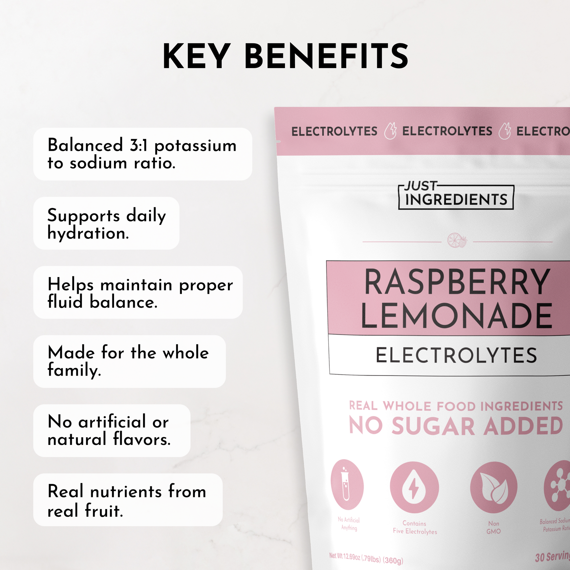 Raspberry Lemonade Electrolytes