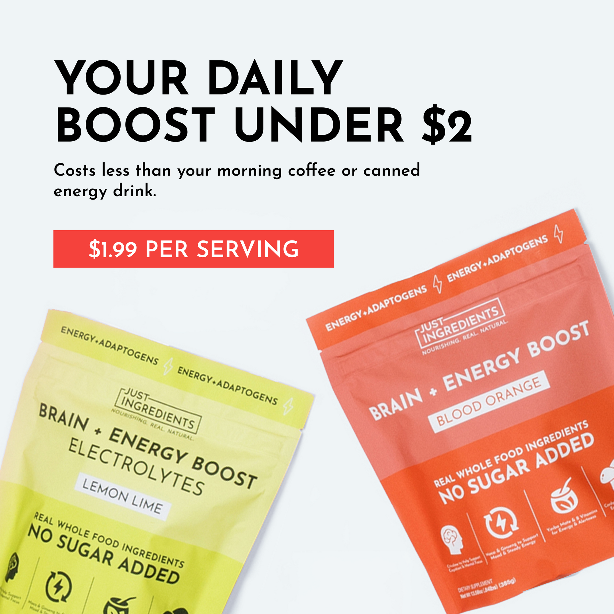 Brain + Energy Boost Blood Orange