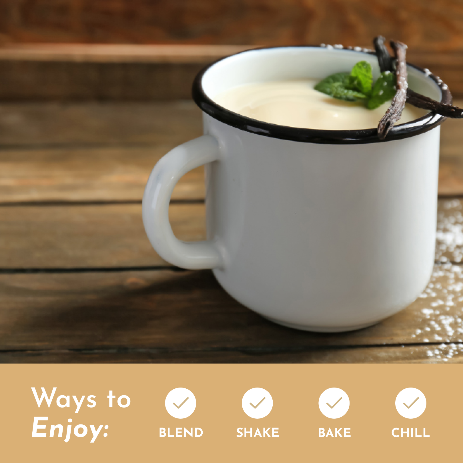 French Vanilla Bone Broth Protein Powder