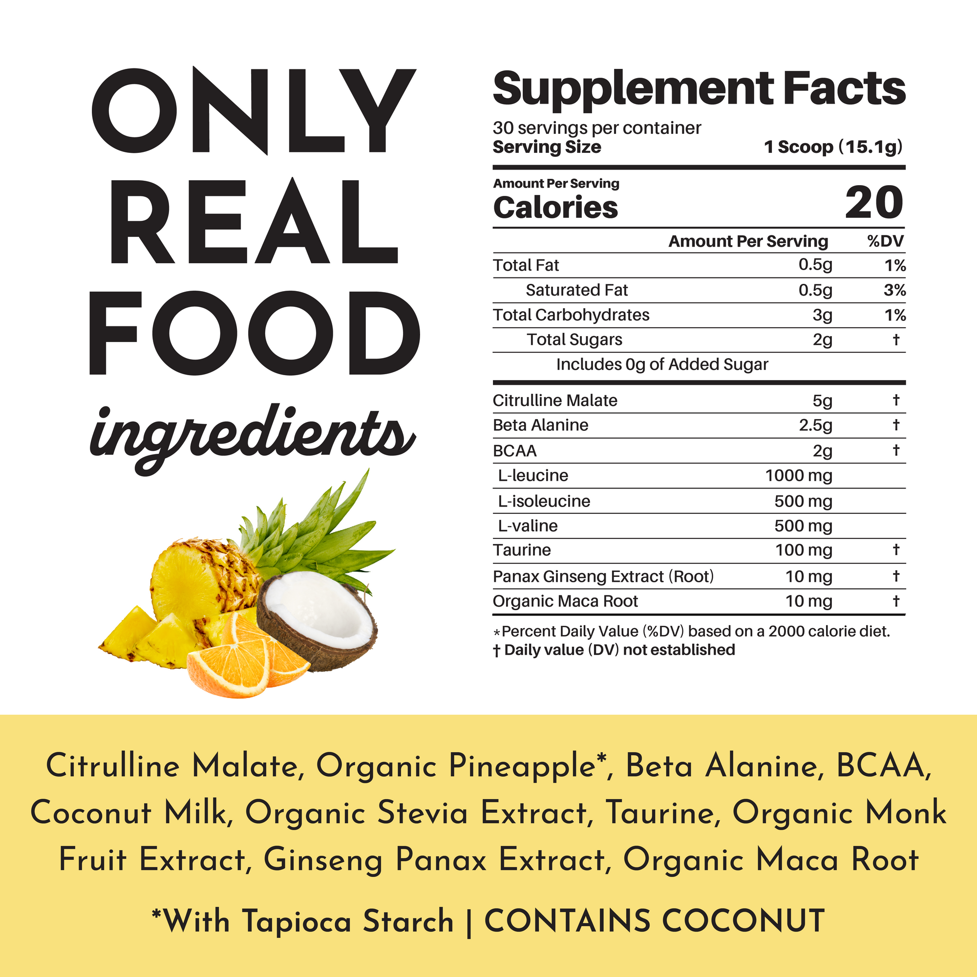 Caffeine Free Tropical Paradise Pre-Workout