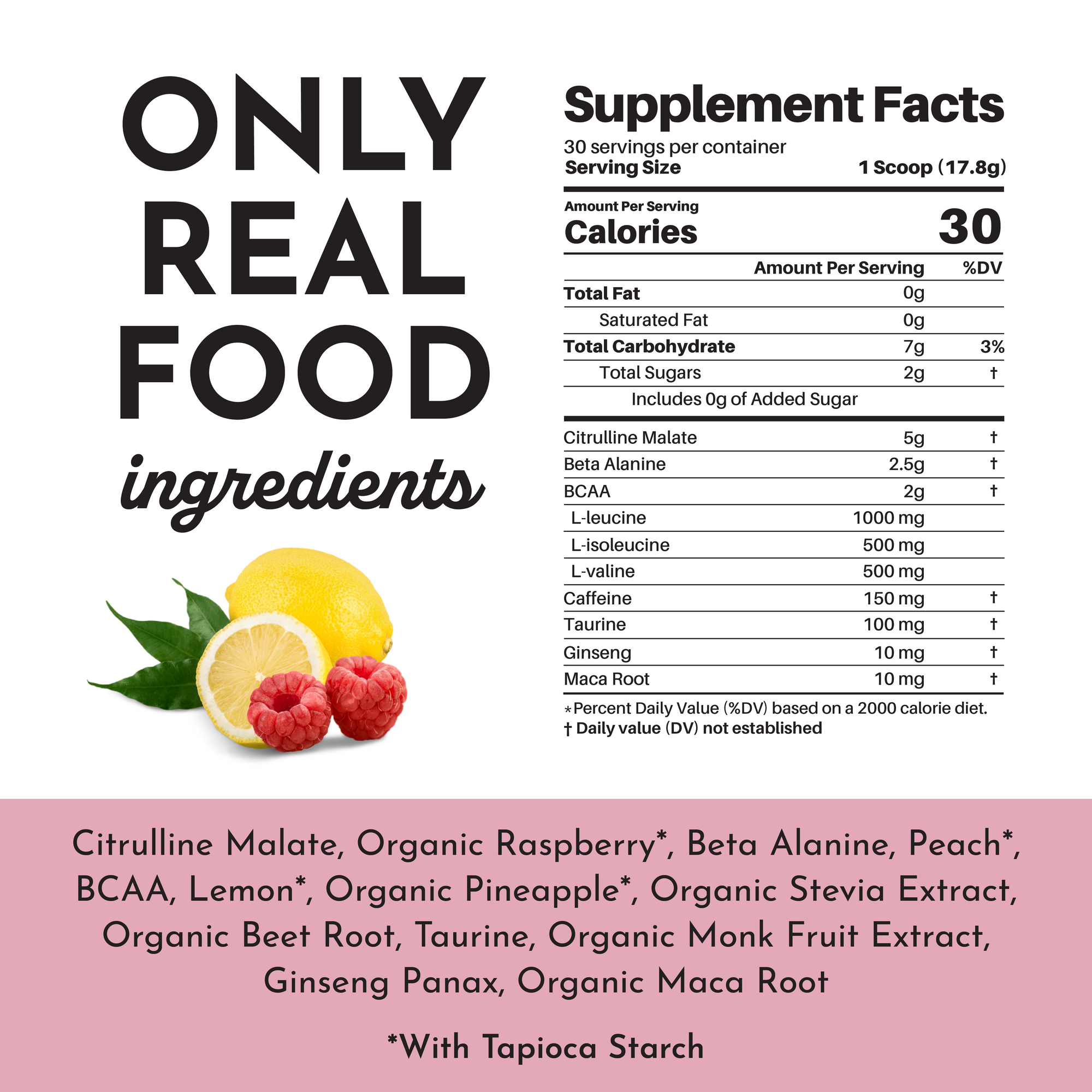 Raspberry Lemonade Pre-Workout